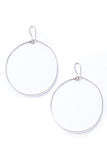 Nandi Silver Hoop Earrings