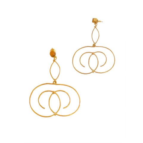 AFIA Citrine Quartz Earrings