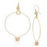 Rokia Crystal Hoop Earrings