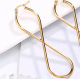 Gold Infinity Earrings