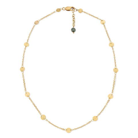 Delicate Disc Chain Necklace