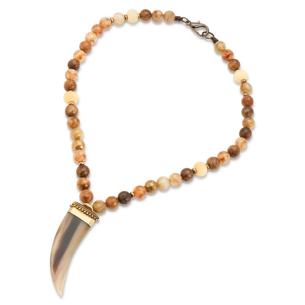 Fasil Horn Necklace